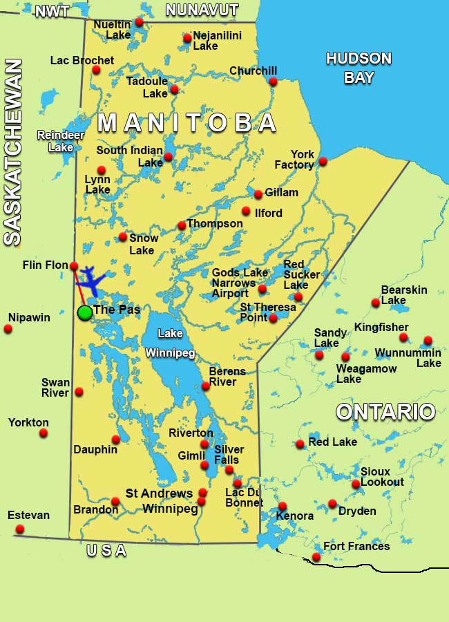 Charter Flights To The Pas Manitoba /Charter Flight Network